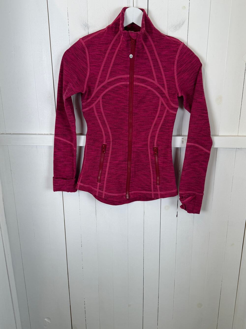 Lululemon Pink Nylon Activewear Jacket Size 2